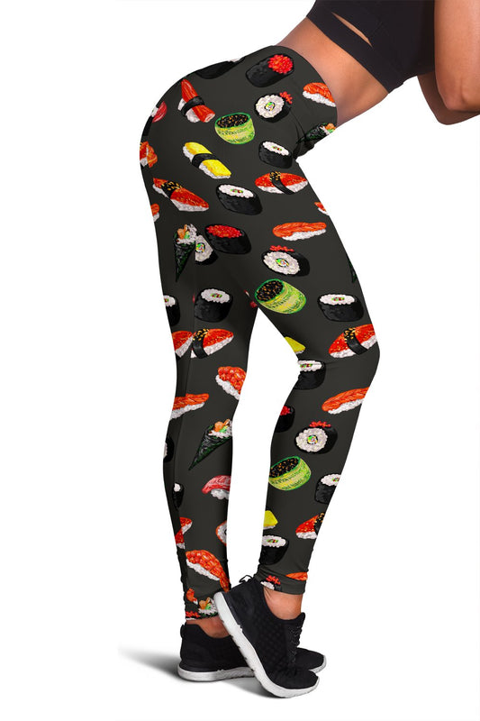 Sushi Design Print Women Leggings