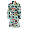 Sushi Pattern Design Men Bath Robe-JTAMIGO.COM