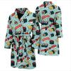 Sushi Pattern Design Men Bath Robe-JTAMIGO.COM