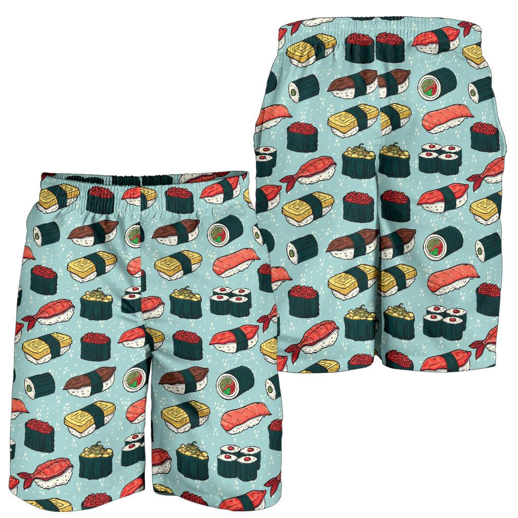 Sushi Pattern Design Mens Shorts-JTAMIGO.COM
