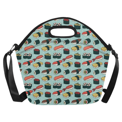 Sushi Pattern Design Neoprene Lunch Bag (Model 1669)(Large)-JTAMIGO.COM
