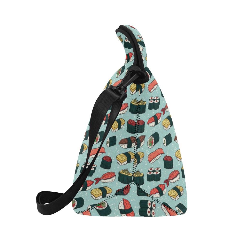 Sushi Pattern Design Neoprene Lunch Bag (Model 1669)(Large)-JTAMIGO.COM