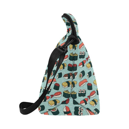 Sushi Pattern Design Neoprene Lunch Bag (Model 1669)(Large)-JTAMIGO.COM