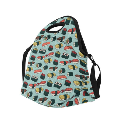 Sushi Pattern Design Neoprene Lunch Bag (Model 1669)(Large)-JTAMIGO.COM