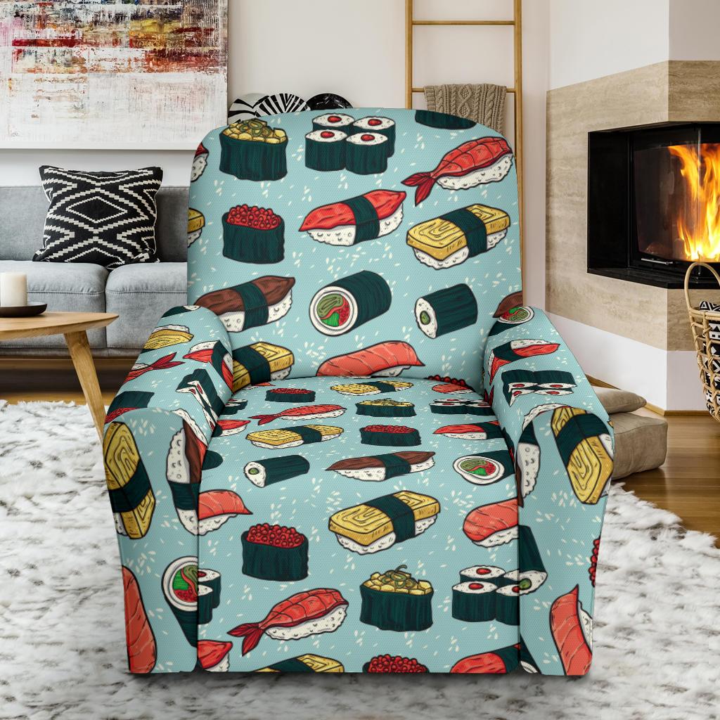 Sushi Pattern Design Single Sofa Slipcover -JTAMIGO.COM