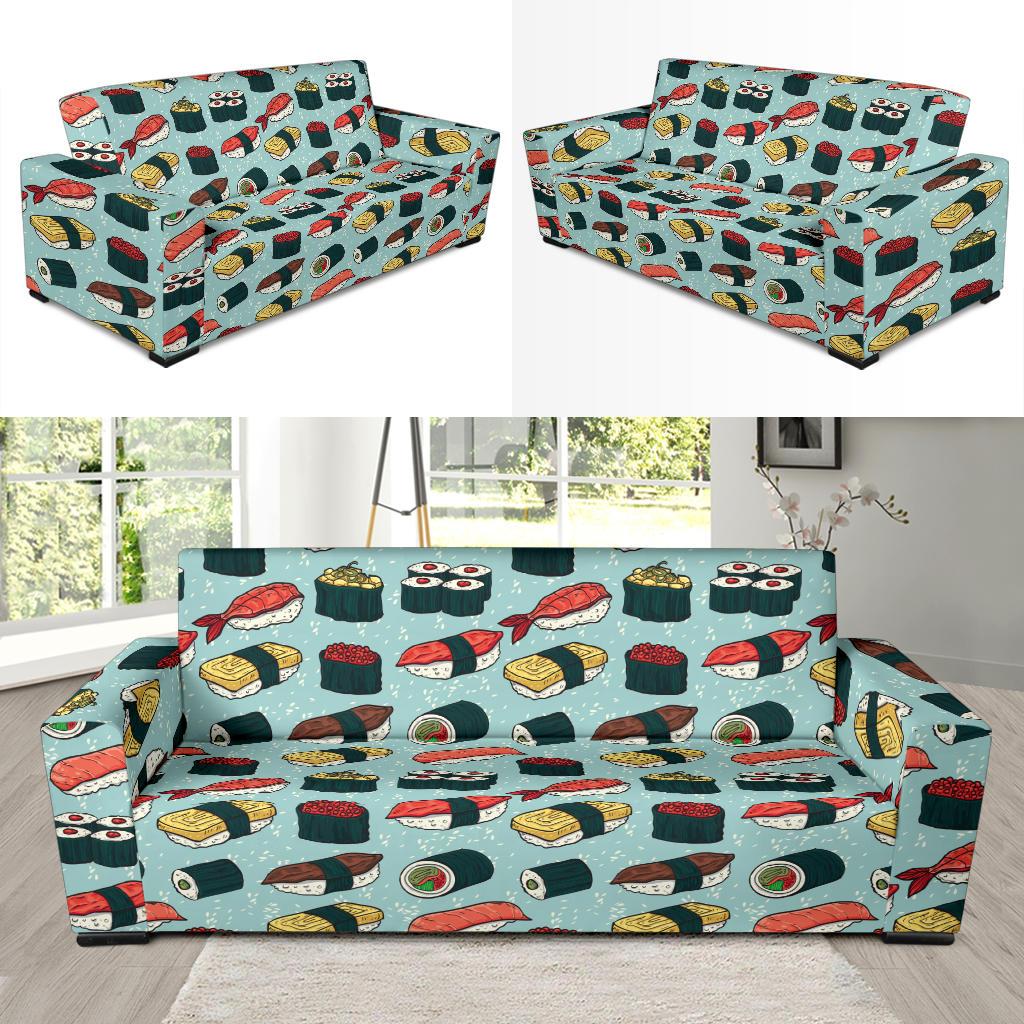Sushi Pattern Design Sofa Slipcover-JTAMIGO.COM