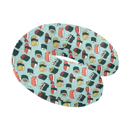 Sushi Pattern Design U-Shaped Travel Neck Pillow-JTAMIGO.COM