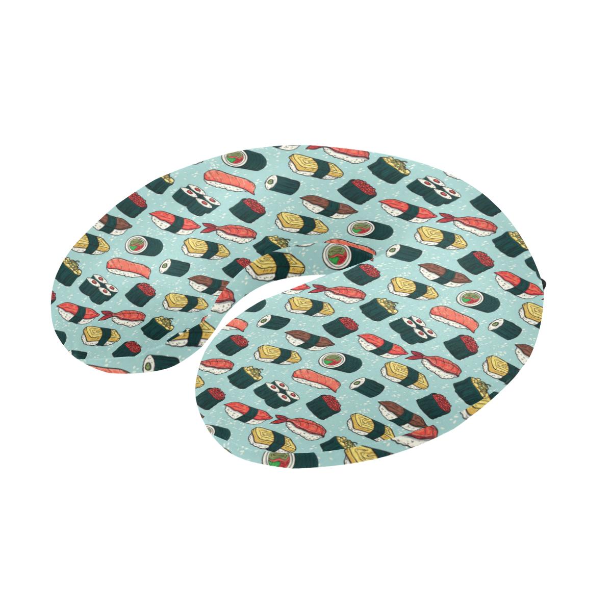 Sushi Pattern Design U-Shaped Travel Neck Pillow-JTAMIGO.COM