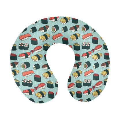 Sushi Pattern Design U-Shaped Travel Neck Pillow-JTAMIGO.COM