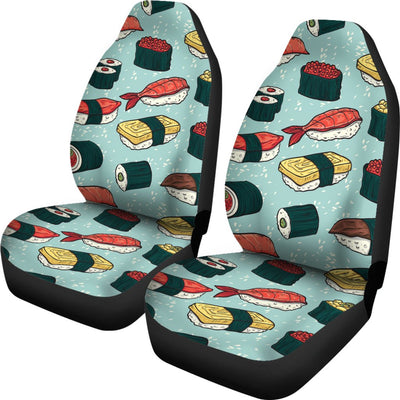 Sushi Pattern Design Universal Fit Car Seat Covers
