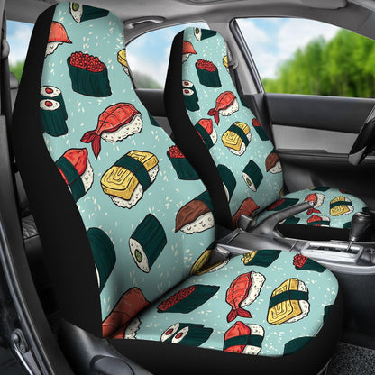Sushi Pattern Design Universal Fit Car Seat Covers