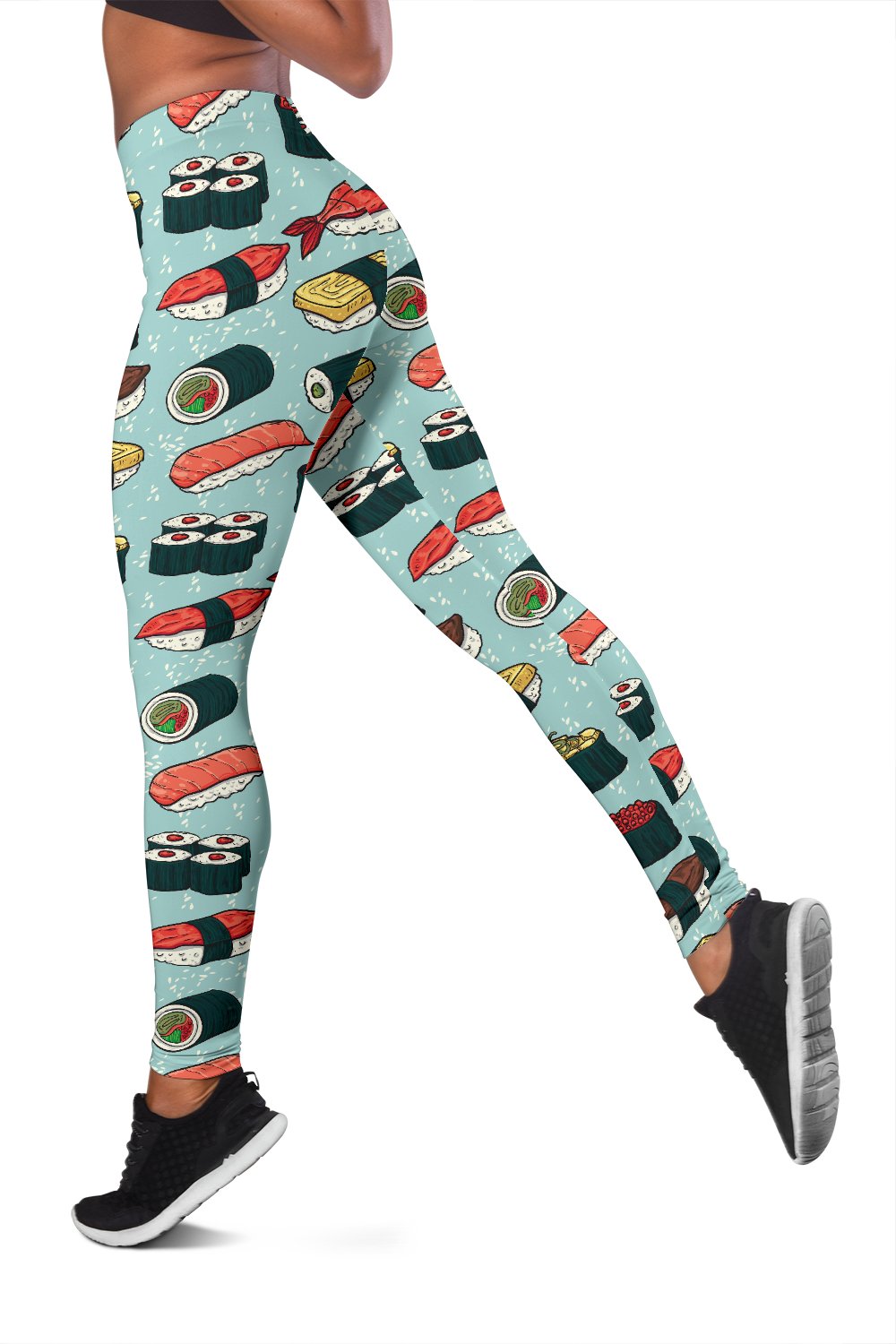 Sushi Pattern Design Women Leggings