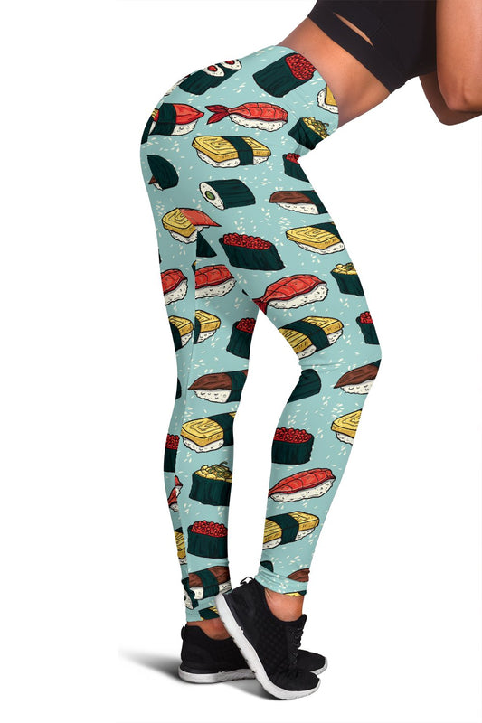 Sushi Pattern Design Women Leggings