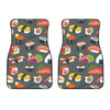 Sushi Pattern Print Car Floor Mats