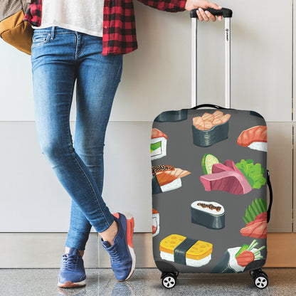 Sushi Pattern Print Luggage Cover Protector