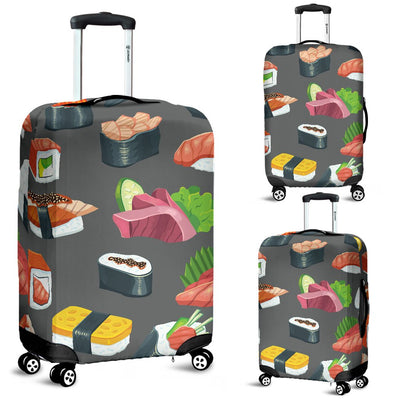 Sushi Pattern Print Luggage Cover Protector