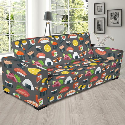 Sushi Pattern Print Sofa Slipcover-JTAMIGO.COM