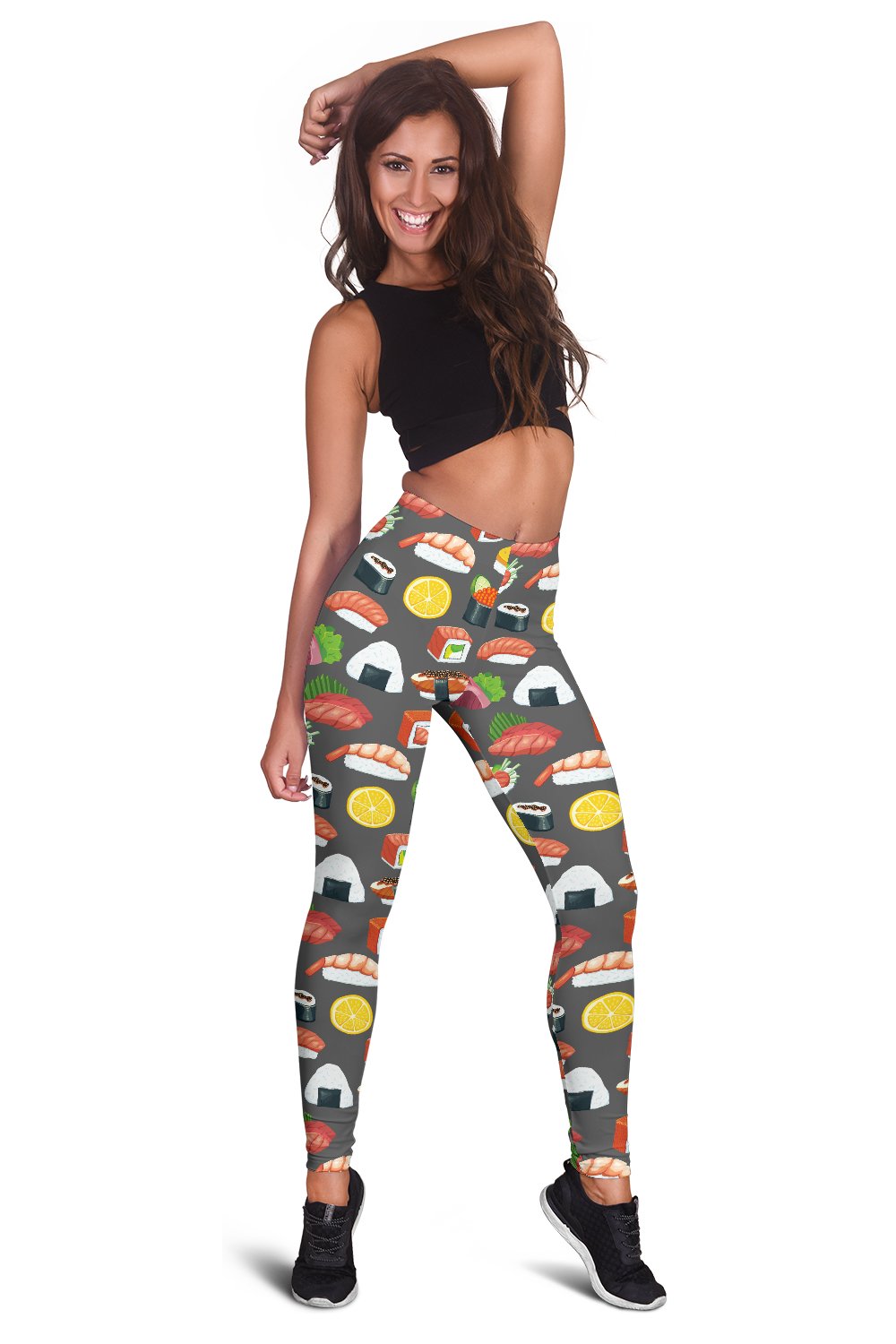 Sushi Pattern Print Women Leggings
