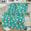 Sushi Themed Print Fleece Blanket