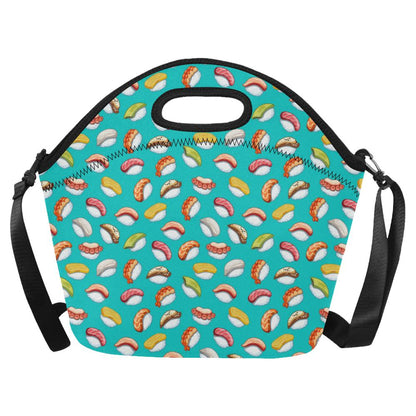 Sushi Themed Print Neoprene Lunch Bag (Model 1669)(Large)-JTAMIGO.COM