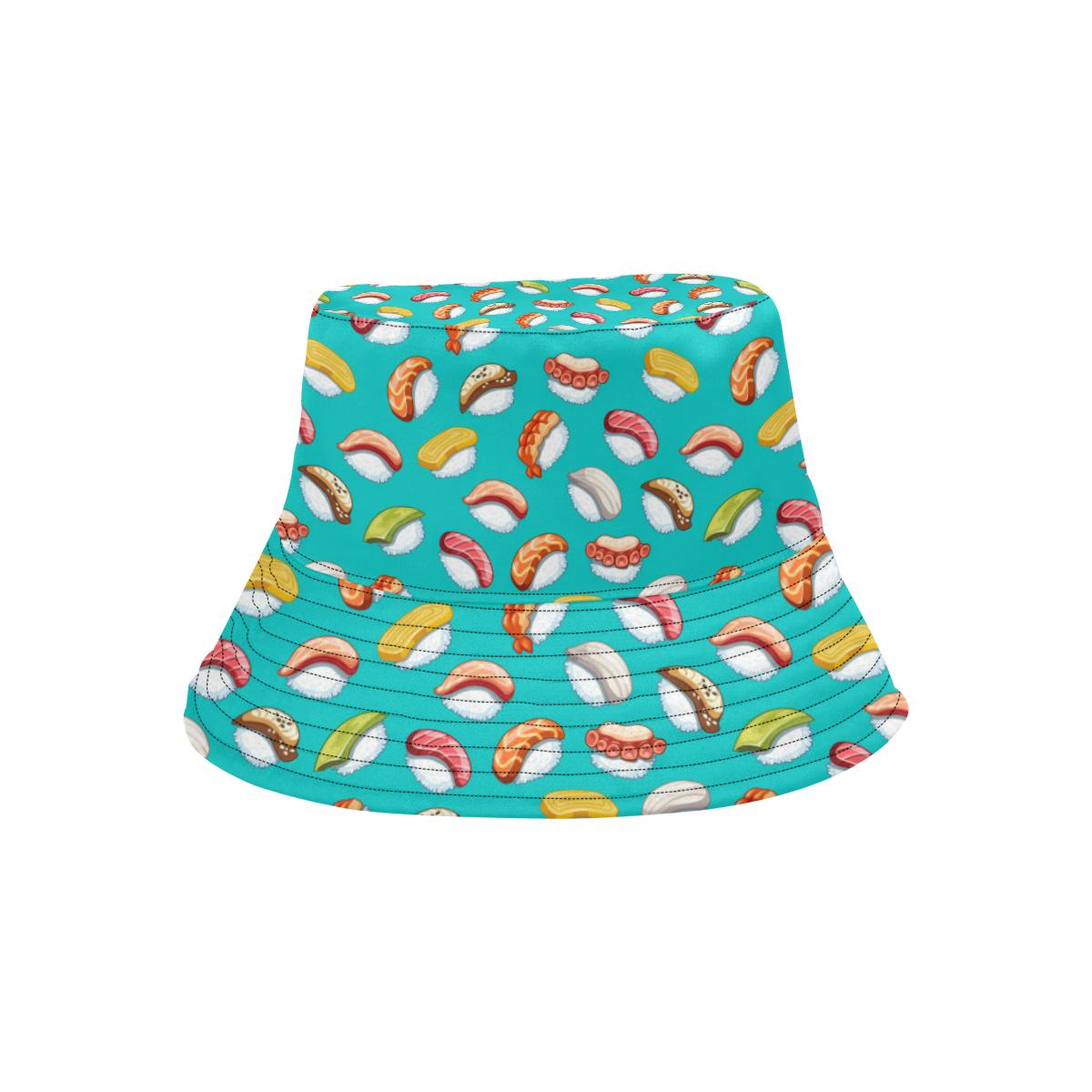 Sushi Themed Print Unisex Bucket Hat