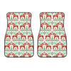 Swedish Dala Style Pattern Car Floor Mats