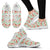 Swedish Dala Style Pattern Women Sneakers Shoes