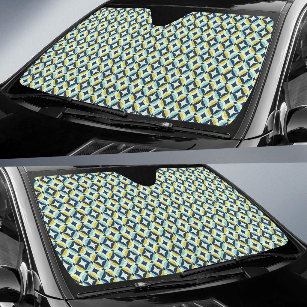 Swedish Design Pattern Car Sun Shade For Windshield