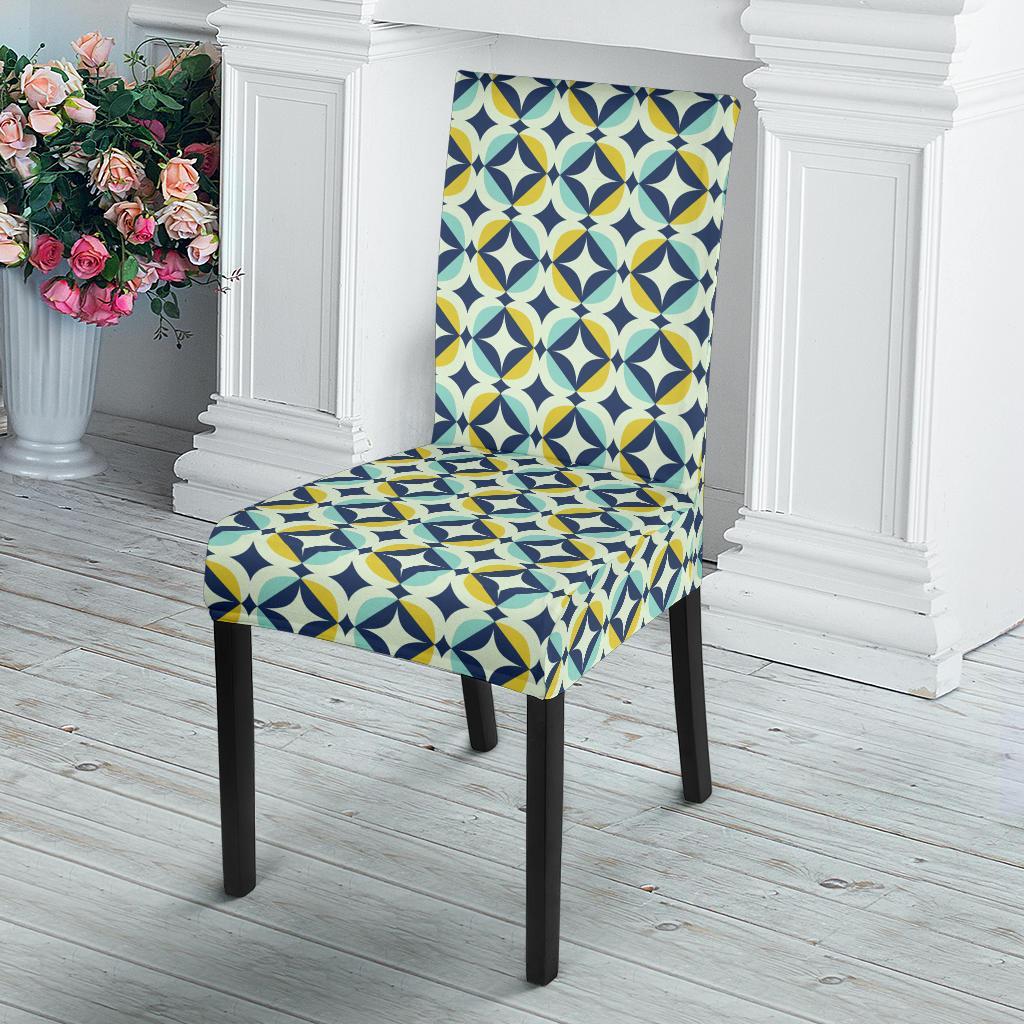 Swedish Design Pattern Dining Chair Slipcover-JTAMIGO.COM