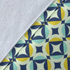 Swedish Design Pattern Fleece Blanket