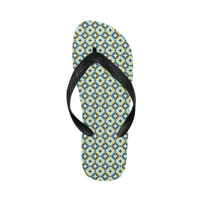 Swedish Design Pattern Flip Flops-JTAMIGO.COM