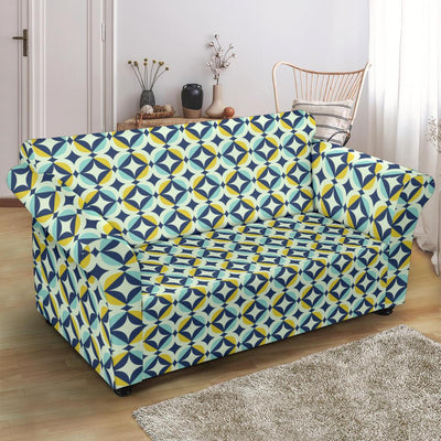 Swedish Design Pattern Loveseat Slipcover-JTAMIGO.COM