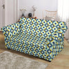 Swedish Design Pattern Loveseat Slipcover-JTAMIGO.COM