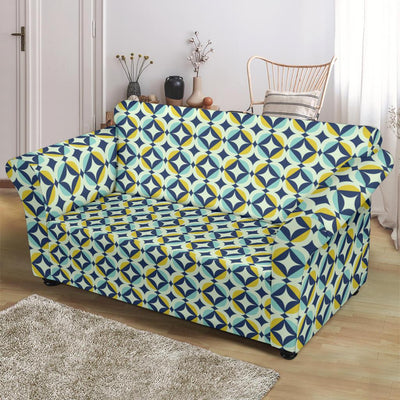 Swedish Design Pattern Loveseat Slipcover-JTAMIGO.COM