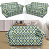 Swedish Design Pattern Loveseat Slipcover-JTAMIGO.COM