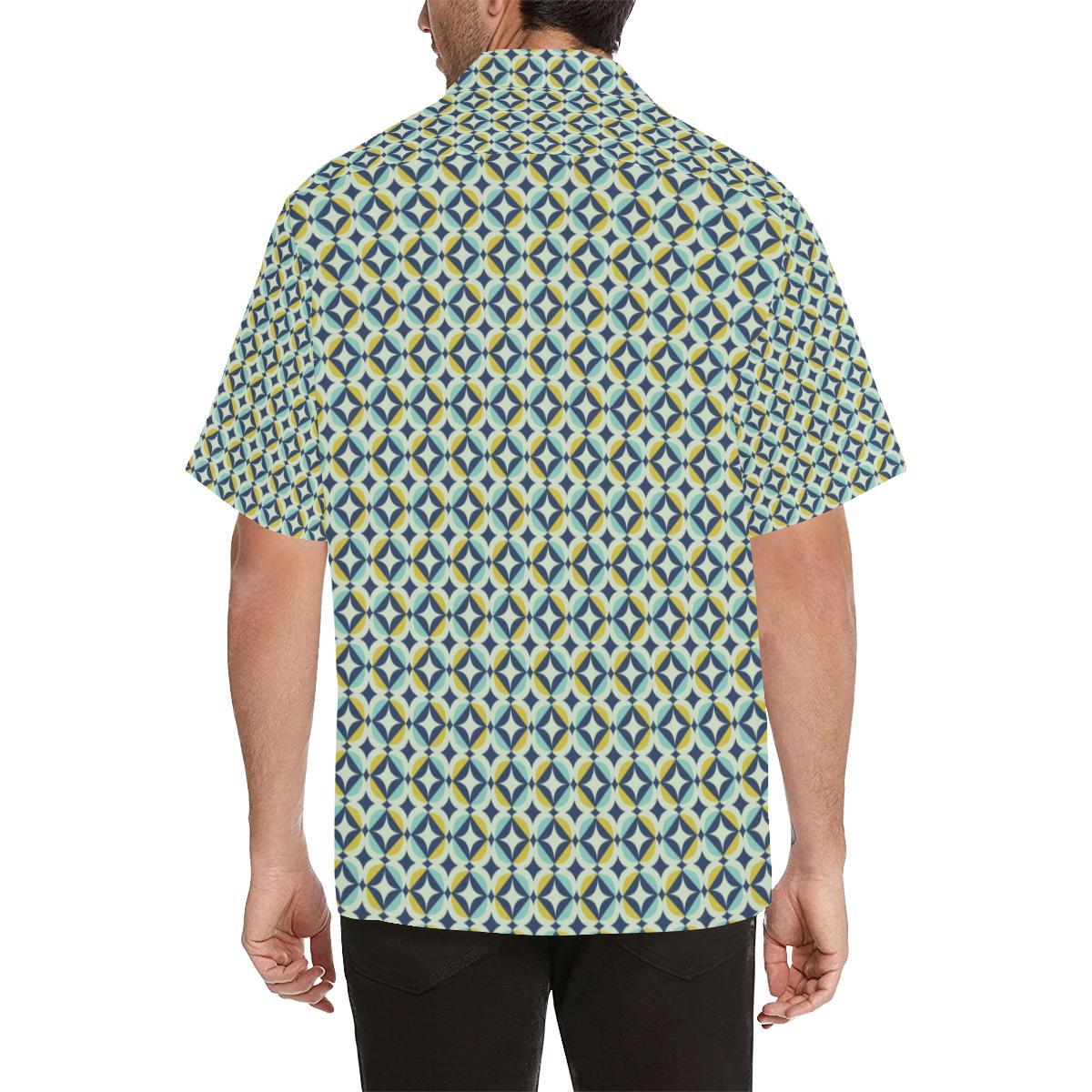 Swedish Design Pattern Men Aloha Hawaiian Shirt