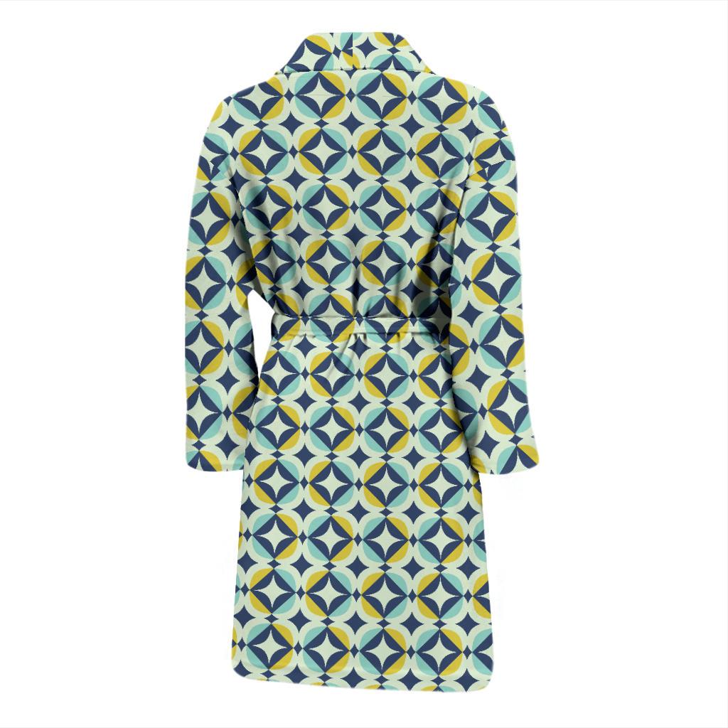 Swedish Design Pattern Men Bath Robe-JTAMIGO.COM