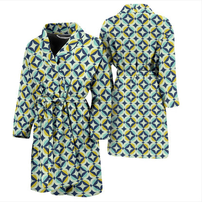 Swedish Design Pattern Men Bath Robe-JTAMIGO.COM