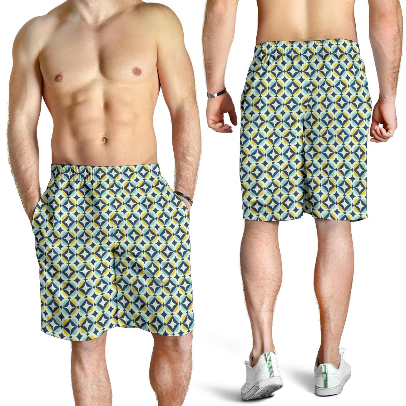 Swedish Design Pattern Mens Shorts-JTAMIGO.COM