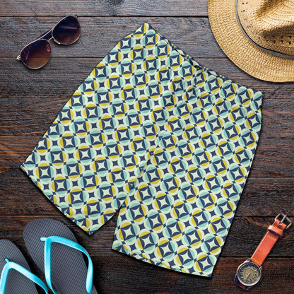 Swedish Design Pattern Mens Shorts-JTAMIGO.COM