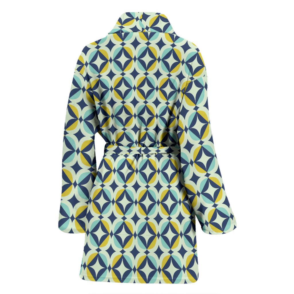 Swedish Design Pattern Women Bath Robe-JTAMIGO.COM
