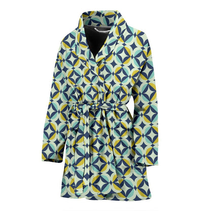 Swedish Design Pattern Women Bath Robe-JTAMIGO.COM