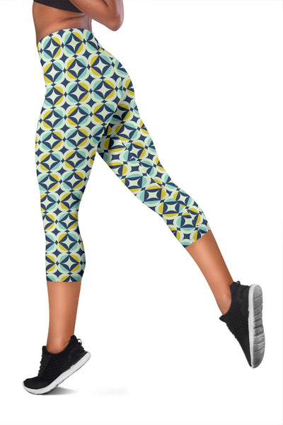 Swedish Design Pattern Women Capris