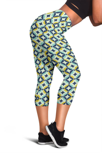Swedish Design Pattern Women Capris