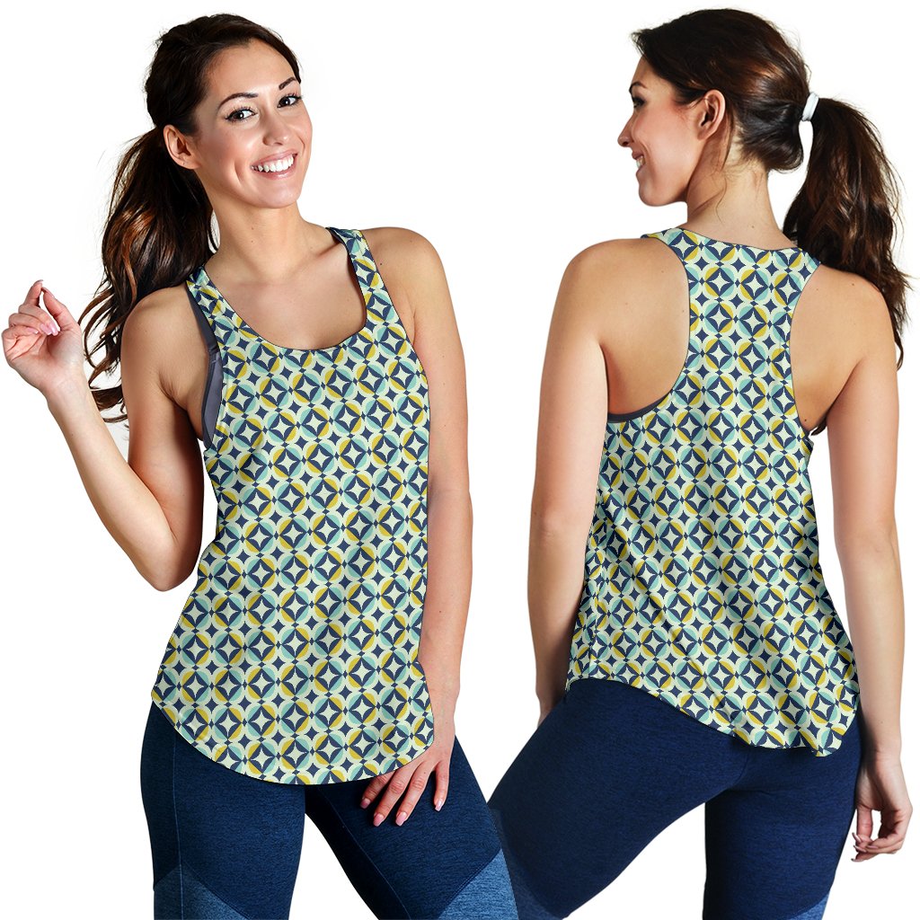 Swedish Design Pattern Women Racerback Tank Top
