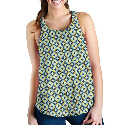 Swedish Design Pattern Women Racerback Tank Top