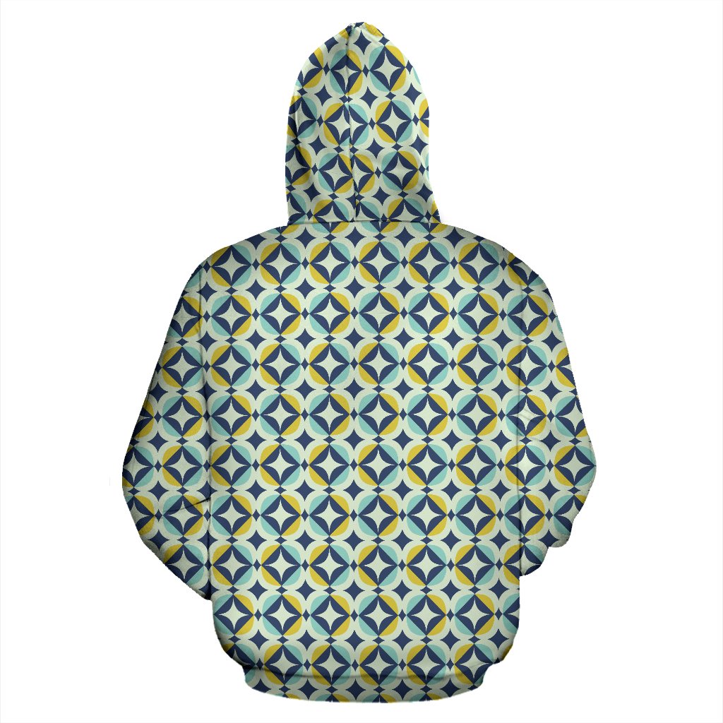 Swedish Design Pattern Zip Up Hoodie