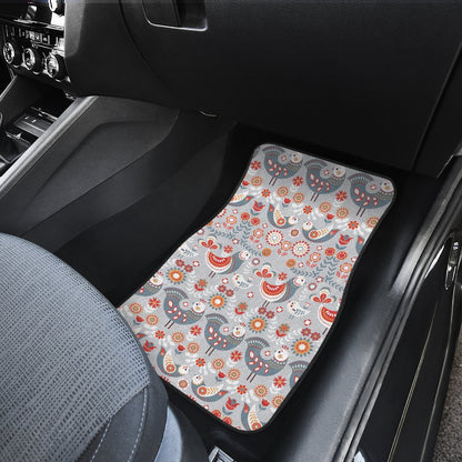 Swedish Nordic Design Print Car Floor Mats
