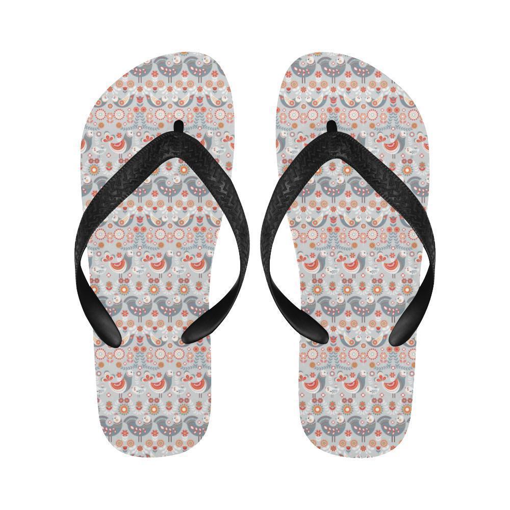 Swedish Nordic Design Print Flip Flops-JTAMIGO.COM