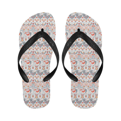 Swedish Nordic Design Print Flip Flops-JTAMIGO.COM